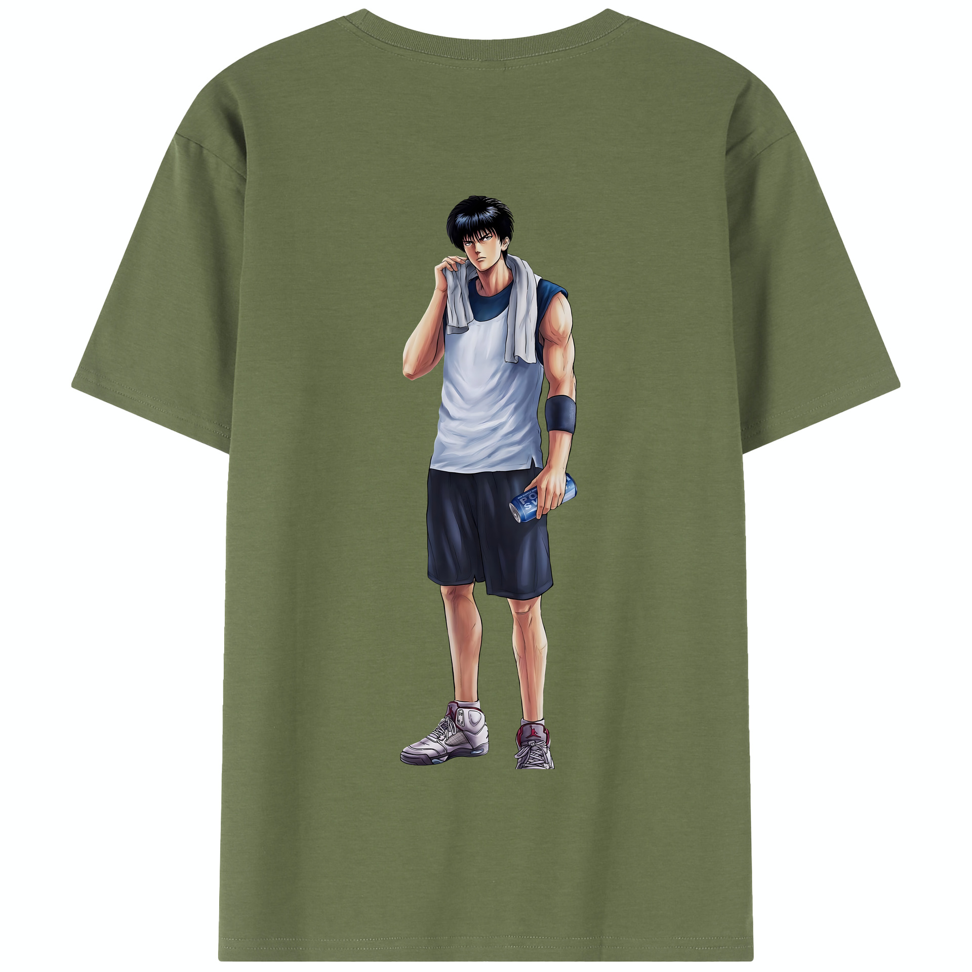 SLAM DUNK／スラムダンク 綿100％半袖Tシャツ（背面プリント）